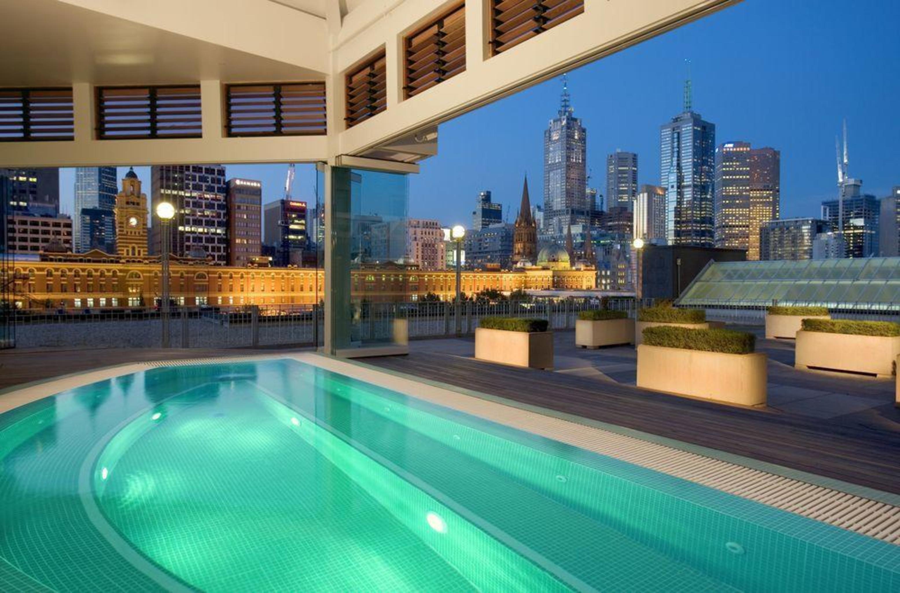 The Langham Melbourne Hotel Facilities photo The pool at the rooftop of the Crown Towers
