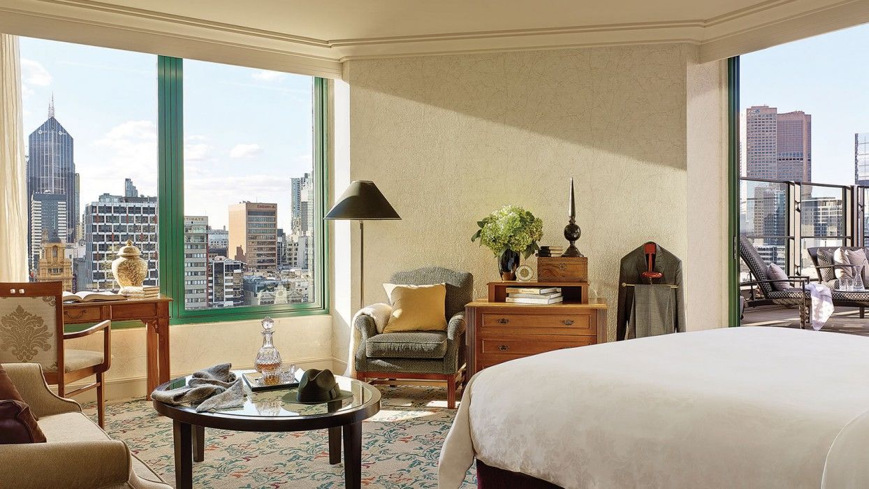 The Langham Melbourne Hotel Exterior photo A guest room at the Four Seasons Hotel